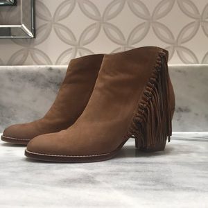 Dolce Vita Tan Boot with Fringe
